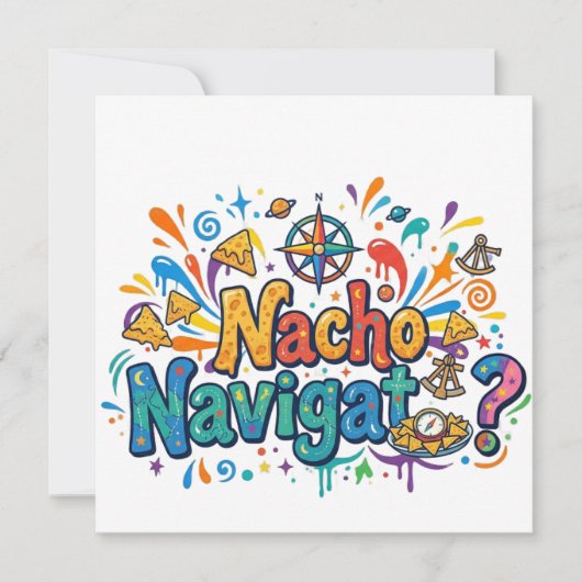 Nacho Navigator – De Krocrige Kapitein van Avontuu Kaart (Voorkant)