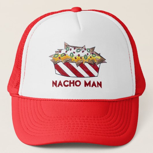 Nacho (niet jouw) Man Snack Food Cheese Nacho Chip Trucker Pet (Voorkant)
