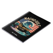 Nacho No More Est 2025 Golf van de VS Notitieboek (Linkerzijde)