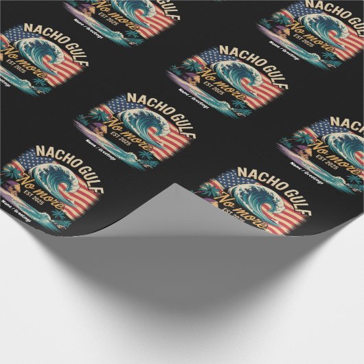 Nacho No More Est 2025 Gulf of USA Cadeaupapier (Hoek)