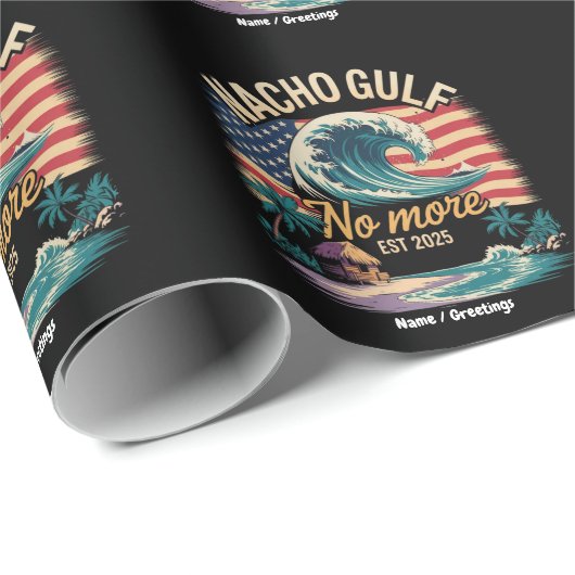 Nacho No More Est 2025 Gulf of USA Cadeaupapier (Rol Hoek)
