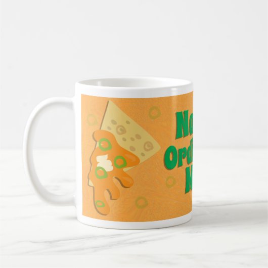 Nacho Ordinary Funny Food Cartoon Slogan Koffiemok (Links)