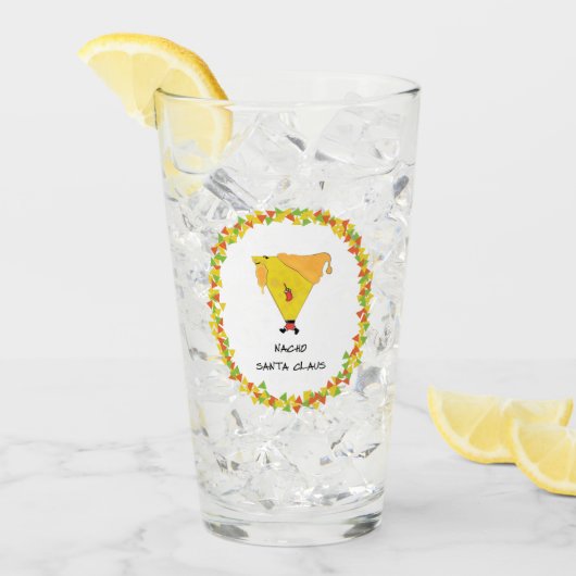 Nacho Santa Claus Glas (Voorkant ijs)