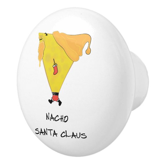 Nacho Santa Claus Keramische Knop (Rechts)