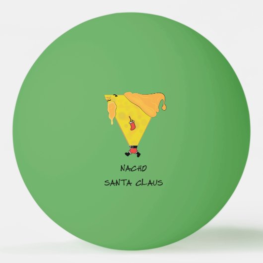 Nacho Santa Claus Pingpongbal (Voorkant)