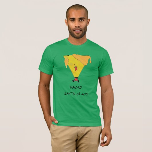 Nacho Santa Claus T-shirt (Voorkant volledig)