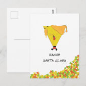 Nacho Santa met Chips Briefkaart (Voorkant / Achterkant)