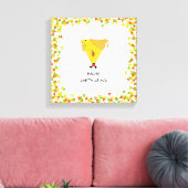 Nacho Santa met Chips Canvas Afdruk (Insitu (Woonkamer))