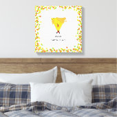 Nacho Santa met Chips Canvas Afdruk (Insitu (Slaapkamer))