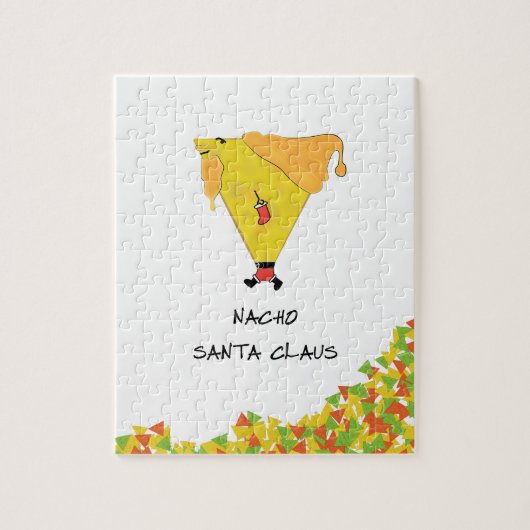 Nacho Santa met Chips Legpuzzel (Verticaal)