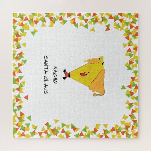 Nacho Santa met Chips Legpuzzel (Horizontaal)