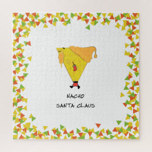 Nacho Santa met Chips Legpuzzel
