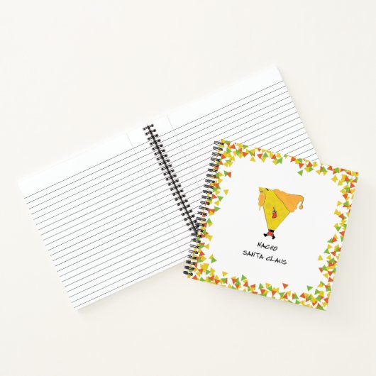 Nacho Santa met Chips Notitieboek (Binnen)