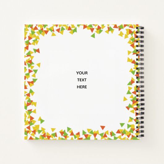 Nacho Santa met Chips Notitieboek (Achterkant)