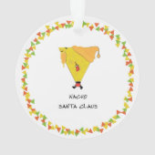 Nacho Santa met Chips Ornament (achterkant)