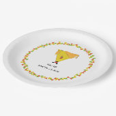 Nacho Santa met Chips Papieren Bordje (Gekanteld)