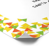 Nacho Santa met Chips Poster (Hoek)