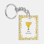 Nacho Santa met Chips Sleutelhanger (Voorkant Links)