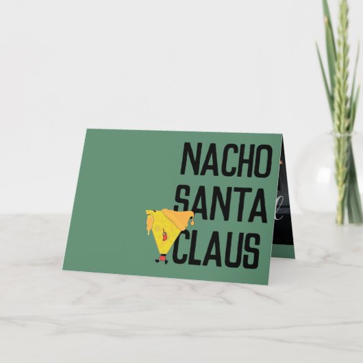 Nacho Sinterklaas Feestdagen Kaart (Voorkant)