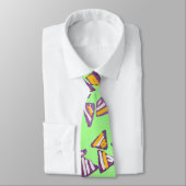 Nacho strop op Electric Mint Stropdas (Gebonden)