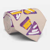 Nacho stropdas met Baking Stone achtergrond (Opgerold)
