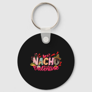 Nacho Valentijn Met Mexico Sombrero Valentijnsdag Sleutelhanger