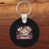 Nacho Valentijn - Mexicaans eten Nacho Funny Valen Sleutelhanger (Voorkant)