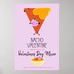 Nacho Valentijnsdag Evenement Poster