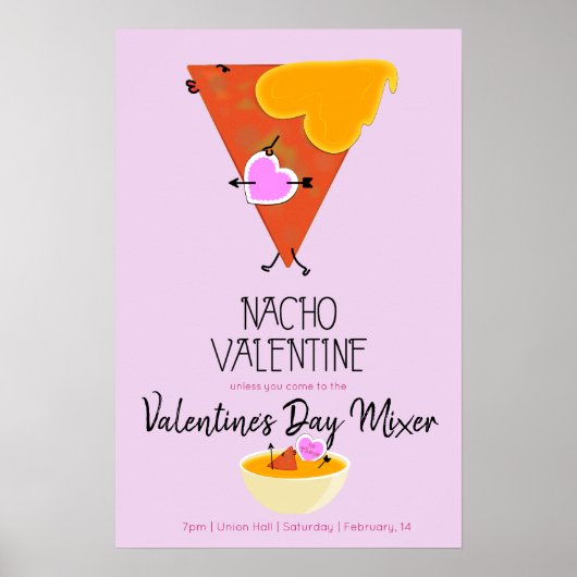 Nacho Valentijnsdag Evenement Poster (Voorkant)