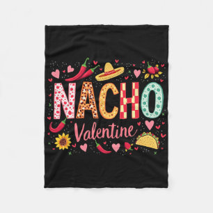 Nacho Valentine Grappige Sombrero En Taco Design Fleece Deken