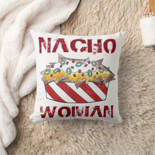 Nacho Vrouw Grappig Foodie Feminist Nachos Chips Kussen