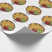 Nachos cartoon illustratie cadeaupapier (Hoek)