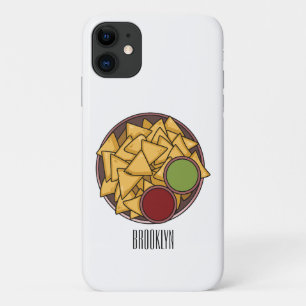 Nachos cartoon illustratie Case-Mate iPhone case