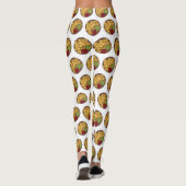 Nachos cartoon illustratie leggings (Achterkant)
