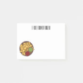 Nachos cartoon illustratie post-it® notes (Voorkant)