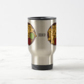 Nachos cartoon illustratie reisbeker (Center)