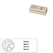 Nachos cartoon illustratie rubberstempel (Gestempeld)