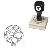 Nachos cartoon illustratie rubberstempel (Gestempeld)