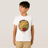 Nachos cartoon illustratie t-shirt (Voorkant volledig)