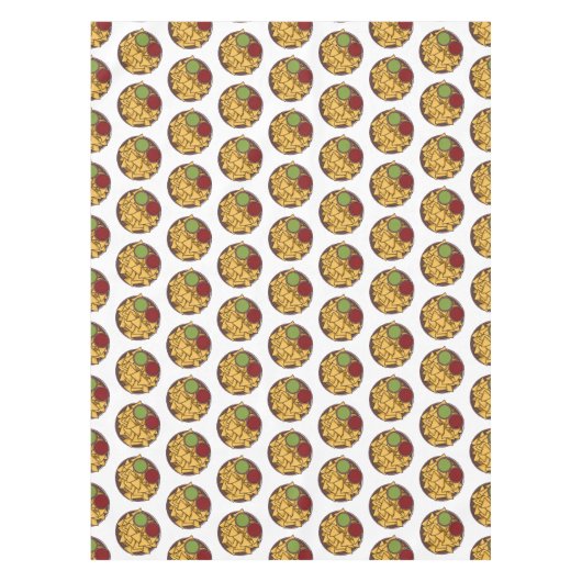 Nachos cartoon illustratie tafelkleed (Voorkant)