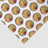 Nachos cartoon illustratie tissuepapier (Detail)