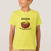 Nachos, de Mexicaanse salade - Kinderen Basic T-Sh T-shirt (Voorkant)