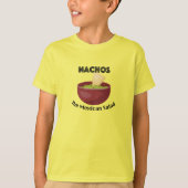 Nachos, de Mexicaanse salade - Kinderen Basic T-Sh T-shirt (Voorkant)