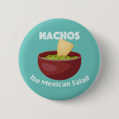 Nachos, de Mexicaanse salade - ronde Button (Voorkant)