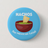 Nachos, de Mexicaanse salade - ronde Button (Voorkant)