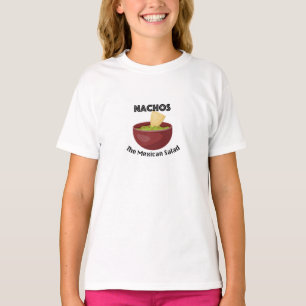 Nachos, de Mexicaanse salade - T-shirt voor meisje