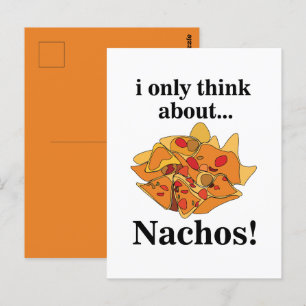Nachos Eten waar ik alleen maar aan denk Nachos Briefkaart