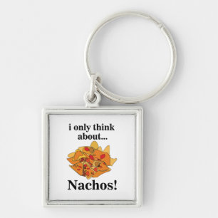 Nachos Eten Waar Ik Alleen Maar Aan Denk Sleutelhanger
