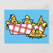 Nachos Melted Cheese Jalapeno Nacho tortilla chips Briefkaart (Voorkant)