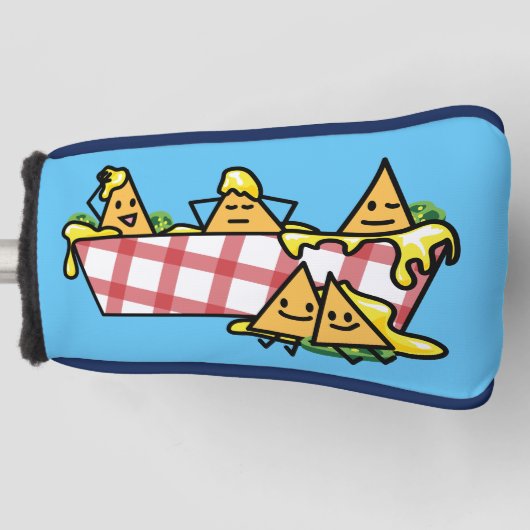 Nachos Melted Cheese Jalapeno Nacho tortilla chips Golfheadcover (Voorkant)